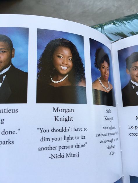 – nicki minaj (x) Nice Yearbook Quotes, Senior Quotes Black Women, Baddie Yearbook Quotes, Senior Quotes Black People, Yearbook Quotes Baddie, Senior Quotes For Yearbook Black People, Best Senior Quotes Funny, Senior Quotes Unique Funny, Senior Quotes For Yearbook