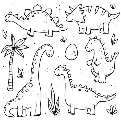 Job Desk, Dinosaur Doodle, Dinosaur Coloring Pages For Kids, Hello Kitty Princess, Animals Disney, Easter Animals, Pikachu Coloring Page, New Year Coloring Pages, Fathers Day Coloring Page