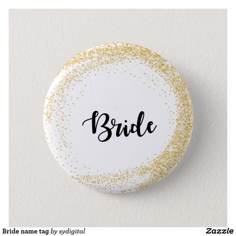 Bride To Be Tags, Bachelorette Buttons, Perfect Bride, Black Bride, Custom Buttons, Bridal Shower Party, Bride Bridal, Name Tags, Bridal Shower Decorations