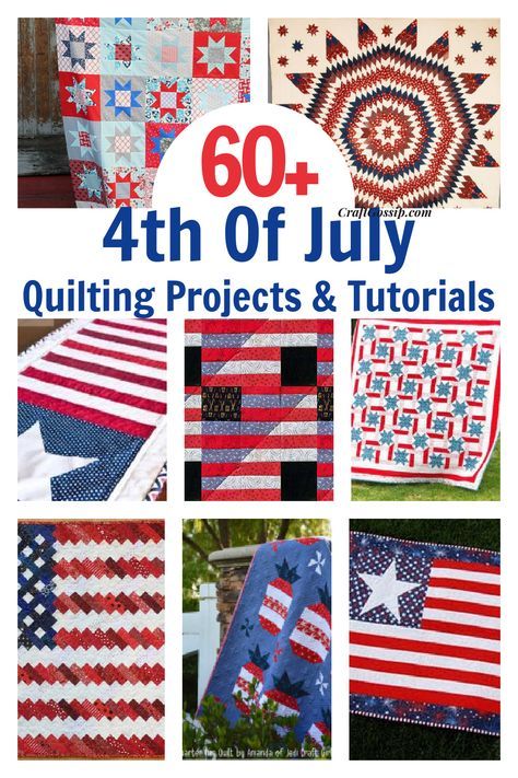 60+ Patriotic 4th Of July Quilt Patterns and Tutorials #quilting #sewing #freepatterns #4thofJuly #memorialday American Flag Quilt Pattern Free, Patriotic Quilts Patterns Free, Quilts Of Valor Patterns Free Easy, 4th Of July Quilt, Patriotic Quilt Patterns, 4th Of July Quilts, Patriotic Sewing, Quilted Wall Hangings Patterns, American Flag Quilt