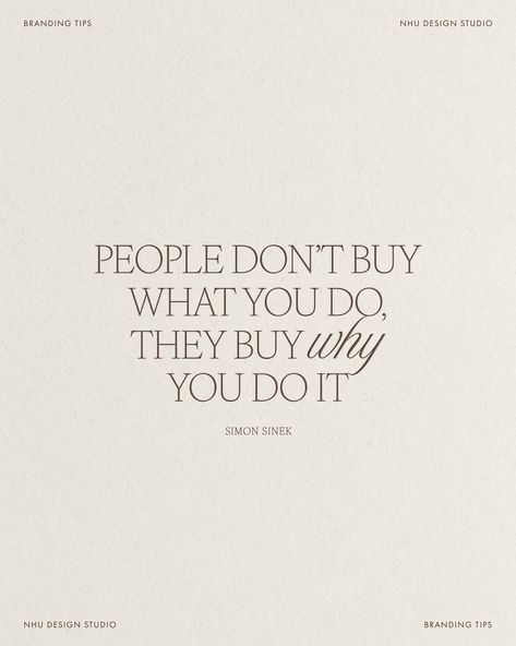 This quote is from Simon Sinek's concept of the "Golden Circle," which he elaborates on in his book Start With Why. This concept highlights the importance of purpose and belief in influencing consumer behavior and organizational success. The "Why" taps into emotions and deeper motivations. When your brand communicates from the inside out (starting with Why), you connect with others on a deeper level. People can resonate with your beliefs and values, which fosters trust and loyalty. Human de... The Golden Circle Simon Sinek, Start With Why Book, Start With Why, Beliefs And Values, The Golden Circle, Social Media Branding Design, Marketing Planner, Social Media Resources, Word Fonts