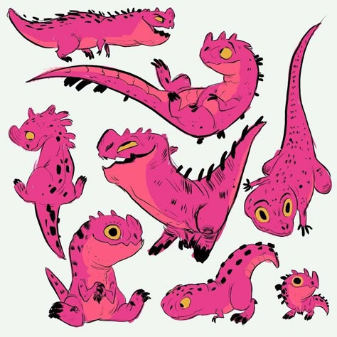 Dino Drawing, Dinosaur Illustration, Paleo Art, Dinosaur Art, Mythical Creatures Art, Game Character Design, Monster Design, Creature Concept Art, Character Design Animation