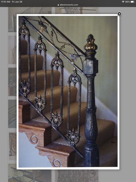 Cast iron hand rail Farmhouse Stairs, Factory Interior, Iron Staircase, Hand Rail, Staircase Ideas, Exterior Stairs, Queen Princess, Metal Railings, Porch Steps