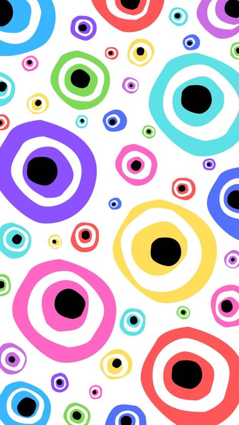 Wallpaper Backgrounds Evil Eye, Eye Phone Wallpaper, Iphone Wallpaper Girly Cute, Wallpaper Girly Cute, 3d Phone Wallpaper, Evil Eye Wallpaper, Evil Eye Art, Wallpaper Girly, Eyes Wallpaper