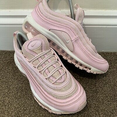 NIKE AIR MAX 97 Pink Ladies Womens Trainers UK Size 4 - $70.79 | PicClick Nike Air Max 97 Pink, Air Max 95 Grey, Nike Air Max 270 Women, Nike Air Huarache Ultra, Pink Nike Air, Nike Air Max Trainers, Nike Airmax 97, Nike Air Max Pink, Womens White Trainers