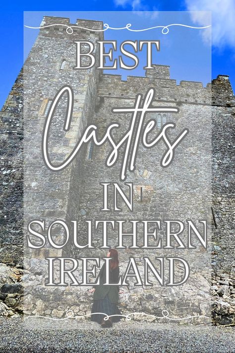 Best Castles in Southern Ireland - Most Breathtaking Castles Castles To Stay In Ireland, Ross Castle Ireland, Castle Hotels In Ireland, Birr Castle Ireland, Kilkenny Castle, Ross Castle, Southern Ireland, Castles To Visit, Cork City