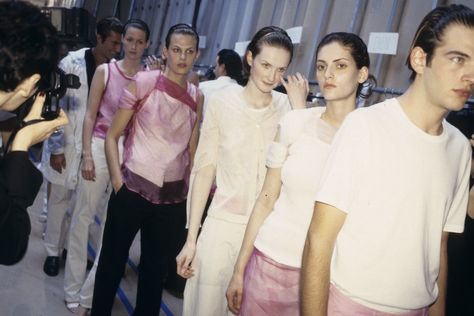 The A–Z Guide to Helmut Lang | SSENSE UK Helmut Lang 90s, Broken Doll, Peter Do, The 1990s, Fashion Group, Naomi Campbell, The New Yorker, Helmut Lang, Vanity Fair