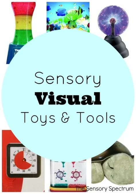 Sensory Visual Toys & Tools | The Sensory Spectrum Visual Toys, Visual Processing, Sensory Diet, Visual Impairment, Sensory Ideas, Sensory Tools, Toy Tools, Sensory Boards, Sensory Integration