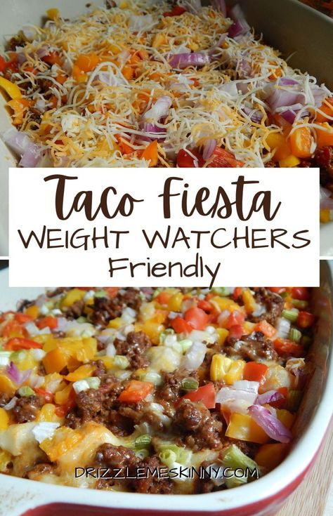 Weight Watchers Appetizers, Healthy Casserole Recipes, Healthy Family Dinners, Taco Casserole, Healthy Casseroles, Health Dinner, Health Dinner Recipes, Healthy Food Choices, Diet Keto