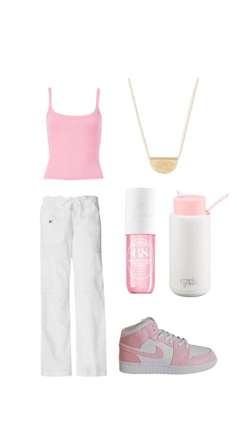 styling the pink riri scoop tank 💞 #pink #riri #shufflefyp #outfitinspo #frankgreen Riri Scoop Tank Outfits, Riri Tank Top Outfit, Pink Tank Top Outfit, Pink Tank Tops Outfit, Riri Tank, Basic Aussie, Hot Pink Tank, Tank Outfit, Tank Top Outfits