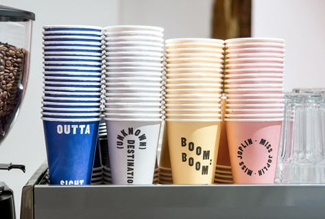 Kaibosh identity Cafe Branding Design, Paper Cup Design, Cafe Branding, Coffee Cup Design, Restaurant Branding, Coffee Packaging, Coffee Branding, Eyewear Brand, Creativity And Innovation