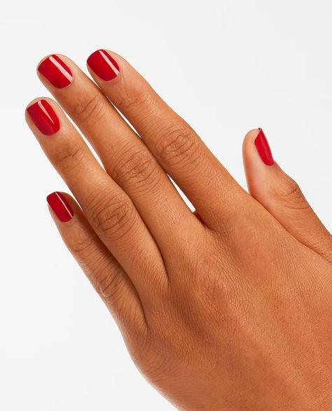 OPI®: Red Hot Rio - Ruby Red Dip Powders Opi Red, Red Gel Nails, Red Nail Polish, Opi Nail Lacquer, Opi Nail Polish, Nail Polish Collection, Opi Nails, Powder Nails, Professional Nails