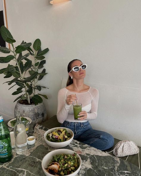 are you in la, and are you looking for a great little lunch spot? great white, in venice beach, california, is one of my favorite spots to bring the girls and the perfect spot to find an excuse to celebrate just about anything at. i wore this white sheer long sleeve top from orseund iris, and it fit the vibe perfectly. make sure to check out this spot if you are in the area and want to try some good food. | lauren ireland Lauren Ireland, Summer Fridays Lip Butter Balm, Summer Fridays Lip, Lip Butter Balm, Orseund Iris, Breezy Outfit, White Sheer Top, Sweet Mint, Sheer Long Sleeve Top