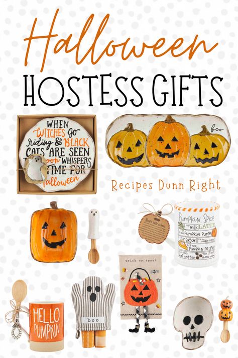 Fall Hostess Gift Ideas, Halloween Party Hostess Gift, Halloween Hostess Gifts, Diy Hostess Gifts, Halloween Kitchen Decor, Fall Kitchen Decor, Pumpkin Coffee, Halloween Kitchen, Hello Pumpkin