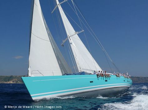 baby blue Sailboat Hull Colors, Boat Colors, Boat Diy, Green Aqua, Sailing Boats, Sail Boats, Boat House, Long Gone, Sailing Yacht