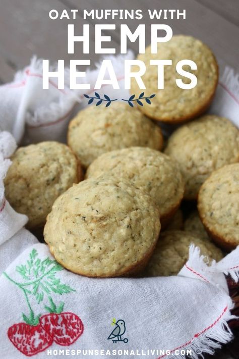 Hemp Heart Muffin Recipes, Hemp Hearts Recipes Breakfast, Hemp Heart Muffins, Hemp Seed Muffins, Recipes With Hemp Hearts, Hemp Seeds Recipes, Hemp Heart Recipes, Hemp Hearts Recipes, Hemp Seed Recipes