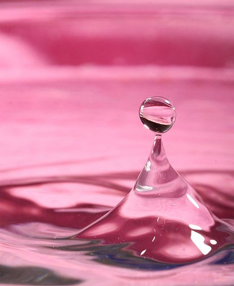 PINK Drop _____________________________ Reposted by Dr. Veronica Lee, DNP (Depew/Buffalo, NY, US) A Drop Of Water, Drop Of Water, I Believe In Pink, Pink Vibes, Tickled Pink, Everything Pink, Pink Walls, Pink Love, Color Rosa