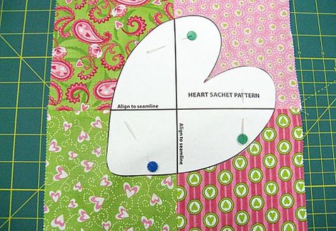 Heart Sachet, Quilted Projects, Charm Squares, Heart Applique, Butterfly Mobile, Applique Templates, Heart Template, Paper Butterflies, Lavender Bags