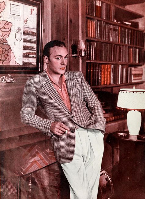 Charles Boyer - Photoplay, July 1936 - Category:1936 portrait photographs of men - Wikimedia Commons 30s Fashion Men, Mens Fashion 1930s, Jean Pierre Aumont, French Lovers, 1930s Mens Fashion, Charles Boyer, 1930s Outfits, 1930s Men, Jean Renoir