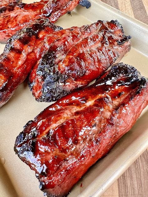 Bbq Pork Shoulder, Bbq Pork Recipes, Bbq Turkey, Chinese Bbq Pork, Chinese Pork, Bbq Food, Barbecue Pork, Char Siu, Food Dye