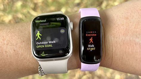 I walked 6,000 steps with the Apple Watch 8 and Fitbit Inspire 3 — here’s which was more accurate | Tom's Guide Fitbit Inspire 3, Apple Watch Styling, Fitbit Aesthetic, Apple Watch Inspiration, Apple Watch Ideas, Apple Fitness Plus, Step Counter App, Apple Watch Workout, Apple Watch Style