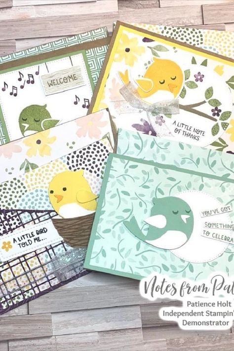 Sweet Songbirds, Go Kit, Shop With Me, Quick Cards, Bird Cards, Have A Blessed Day, Little Bird, Song Bird, Stampin Up Cards