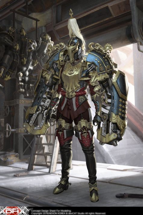 Exoskeleton Suit, Steampunk Armor, Npc Ideas, Dragon Armor, Mech Suit, Fantasy Sci Fi, 다크 판타지, Power Armor, Knight Armor