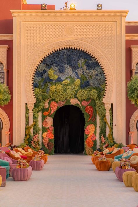 Event Entrance, Wedding Stage Decor, Moroccan Theme, Wedding Entrance Decor, Wedding Stage Design, Dream Wedding Decorations, Luxury Wedding Decor, Wedding Backdrop Design, Wedding Backdrop Decorations