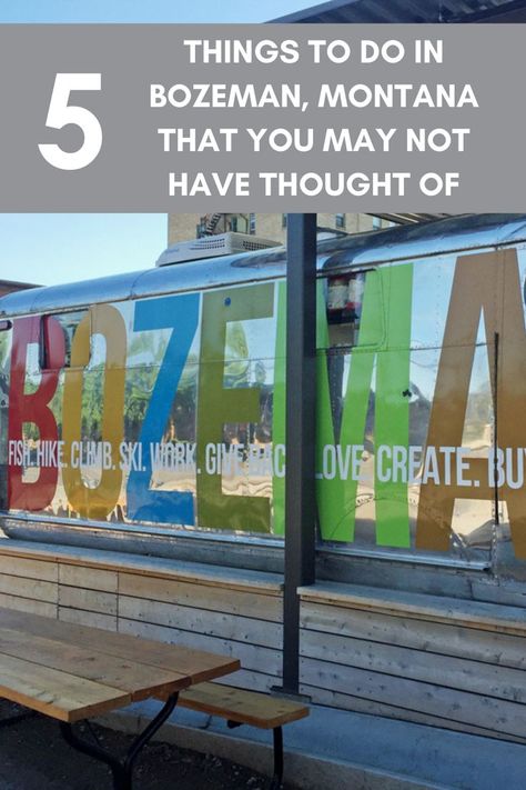 There is so much to do in Bozeman, Montana. But, these five things you may not have thought of! Montana Summer, Montana Vacation, Montana Travel, Montana Homes, Bozeman Montana, Travel Info, Glacier National Park, 5 Things, Summer Activities