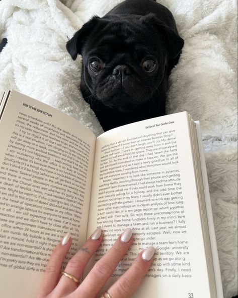 Black Pug Aesthetic, Trendy Nails Gold, Pug Aesthetics, Massie Block, Book Motivation, Pug Black, Nails Pearl, Inspiration Nails, Nails Gold