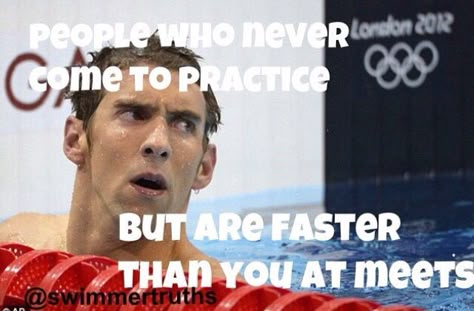 @swimmertruths on instagram Swimming Quotes Funny, Swimmer Memes, Swim Quotes, Swimming Jokes, Swimming Drills, Swimming Funny, Swimming Motivation, Swimming Memes, Swimming Pictures