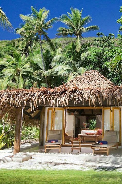 Tropical Beach Houses, Bamboo House Design, Infinity Pools, Beachfront House, Bamboo House, Bungalow Style, Beach Shack, Tropical House, Beach House Design