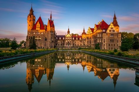 Moszna Castle. Фотограф Mariuszbrcz Poland, Castle, House Styles, Photographer