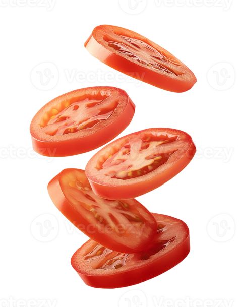 creative photo of fresh tomato slices floating on a transparent background Tomato Png, Burger Poster, Tomato Slice, Background Food, Ad Ideas, Social Media Art, Graphic Design Tools, Sliced Tomato, Design Tools