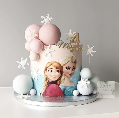 Anna Frozen Cake, Anna Birthday Cake, Frozen 3rd Birthday, Elsa Birthday Cake, Pastel Frozen, Frozen Birthday Party Cake, Frozen Themed Birthday Cake, Elsa Cake Frozen, Elsa Cakes