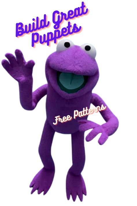 Free Puppet Patterns Templates, Free Puppet Patterns, Puppet Patterns Free Templates, Muppet Pattern, Puppet Patterns Free, Hand Puppets Pattern, Puppets To Make, Homemade Puppets, Puppet Mechanics