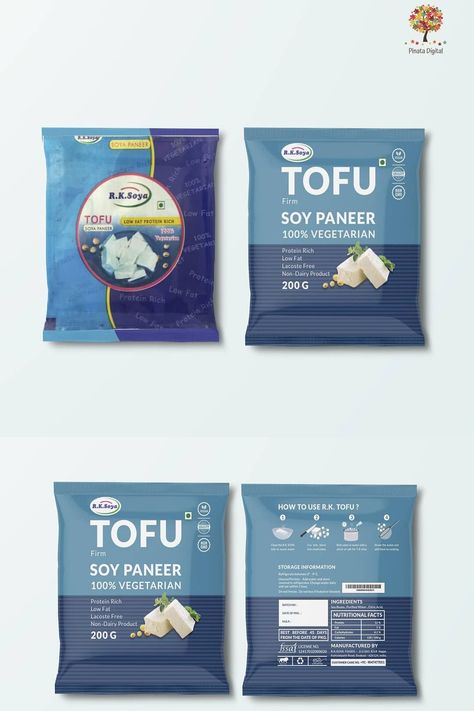 Tofu pouch packaging designs.
Ideas for graphic design packaging Creative Packaging Ideas, Low Fat Protein, Vegetarian Protein, Food Branding, Pouch Packaging, Food Packaging Design, Marketing Website, Instagram Social Media, Creative Packaging