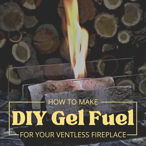 Gel Fuel Fireplace, Diy Ethanol Fireplace, Diy Indoor Fireplace, Eco Fireplace, Build Fireplace, Gel Fireplace, Candle Heater, Kitchen Chemistry, Fire Starters Diy