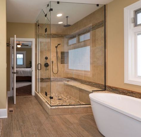 Master Bathroom Remodel: Will Removing Jetted Tub Hurt Resale? by HighCraft Builders Jacuzzi Tub Bathroom, Corner Jetted Tub, Corner Jacuzzi Tub, Tub To Shower Remodel, Tub Remodel, Tub To Shower Conversion, Master Bath Shower, Northern Colorado, Master Bath Remodel