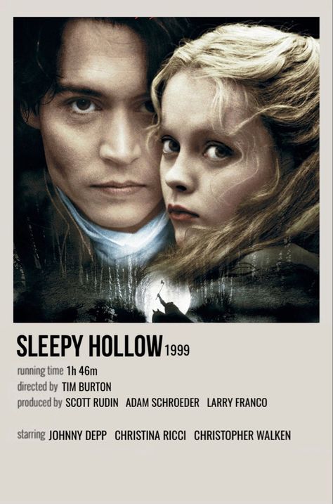 minimal polaroid movie poster for sleepy hollow 2055 Sleepy Hallow Wallpaper, Sleepy Hollow Aesthetic, Goth Movies, Sleepy Hollow Poster, Sleepy Hollow Movie Poster, Sleepy Hollow Movie, Sleepy Hollow Album Cover, Gothic Movies, Sleepy Hollow 1999