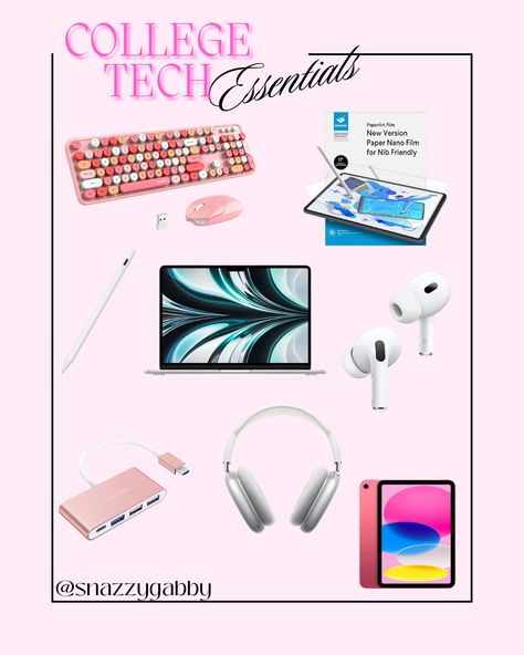 i just found the best college tech essentials!! 


#college #university #technology #ipad #computer #macbook #airpods #headphones #keyboard #school #backtoschool #backtoschoolfinds #amazon #amazonfinds #student Tech Christmas Gifts, Airpods Headphones, Computer Macbook, Ipad Computer, Tech Essentials, Girls Gift Guide, Gift Guide Women, College University, College Fun