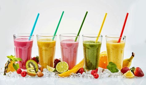 Medifast Diet, Tropical Fruit Smoothie, Lassi Recipes, How To Become Vegan, Nutritious Recipes, Avocado Smoothie, Cleanse Your Body, Fiber Foods, Detox Cleanse