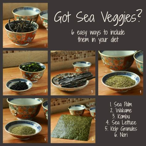 Got Sea Veggies?  www.ohlardy.com Whals Protocol, Sea Veggies, Sea Vegetables, Fermented Vegetables, How To Cook Beans, Dr Sebi, Warm Food, Healing Food, Cold Meals