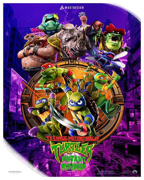 Teenage Mutant Ninja Turtles: Mutant Mayhem Concept Posters by @agtdesign (Fan art) Ninja Turtles Mutant Mayhem, Mutant Mayhem, Ravensburger Puzzle, Barn Wood Frames, Stuffed Animal Storage, Trends International, Wall Poster, Mutant Ninja, Teenage Mutant Ninja Turtles