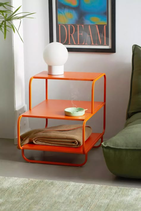 Alana Side Table/Nightstand | Urban Outfitters Deco Orange, Uo Home, Deco Home, Table Nightstand, Inspire Me Home Decor, Workspace Design, Apartment Decor Inspiration, Apartment Furniture, Modern Side Table