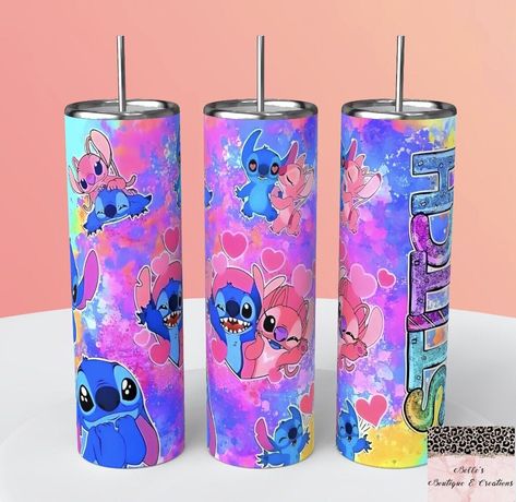 Stitch Tumbler, Cup Ideas, Starbucks Drinks, Personalized Tumblers, Straw, Tumbler, Coffee Mugs, Gift Box, Stainless Steel