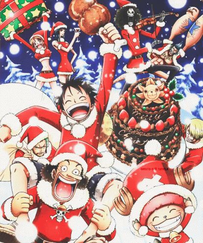 One Piece Christmas, One Piece Crossover, Collectibles Toys, Anime Christmas, One Peice Anime, Zoro One Piece, One Piece Images, Christmas Icons, One Piece Luffy