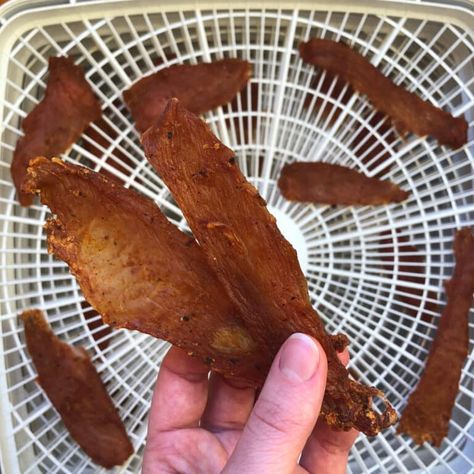 Ground Turkey Jerky Recipe Dehydrator, Turkey Jerky Recipe Dehydrator, Smoker Jerky Recipes, Diy Jerky, Turkey Jerky Recipe, Dehydrator Jerky, Jerky Marinade Recipes, Beef Jerky Recipe Dehydrator, Jerky Recipes Dehydrator