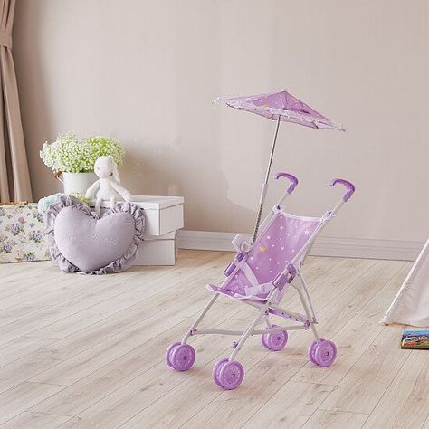 Olivia's Little World Baby Doll Stroller Pushchair & Parasol ~ Purple With the lavender baby stroller with parasol they can be transported to their favourite locations in ultimate comfort & style, all while staying out of the harmful sun’s rays. The stroller is lavender in colour with white stars aligning the product. It is easy to push and sturdy enough for many hours of play and memories to be made. £29.99 FREE UK MAINLAND DELIVERY 🎁 SHOP HERE 👇 https://bit.ly/3PvgHR1 Purple Seat Covers, Baby Doll Strollers, Doll Stroller, Felt Basket, Baby Doll Accessories, Pram Stroller, Dolls Prams, Stroller Toys, Twinkle Star