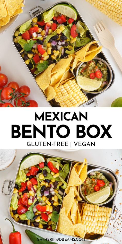 Mexican Bento Box Week Lunch Ideas, Bento Box Lunch For Adults, Home Lunch Ideas, Vegan Bento, Healthy Bento Lunches, Meal Prep Ideas For Beginners, Healthy Vegetarian Lunch, Lunch Meal Prep Ideas, Healthy Bento